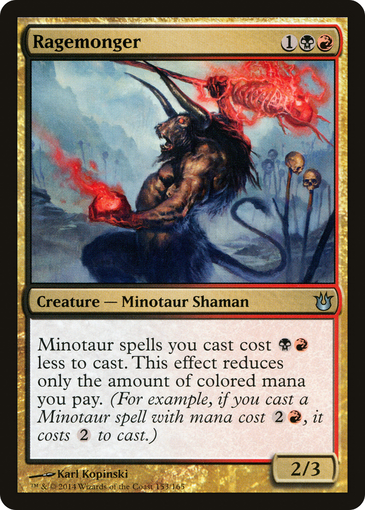 Ragemonger (BNG-153) - Born of the Gods Foil