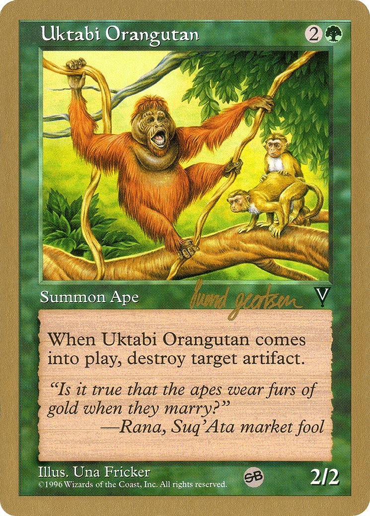 Uktabi Orangutan - 1997 Svend Geertsen (VIS) (SB) (WCD-) - World Championship Decks 1997