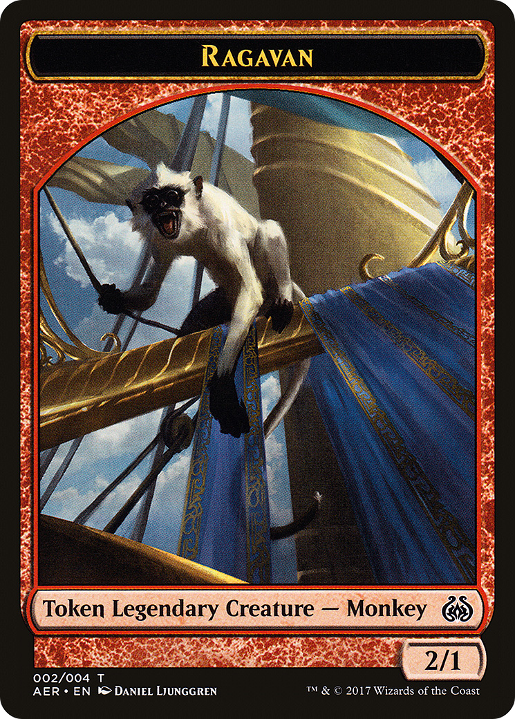Ragavan Token (AER-002) - Aether Revolt Tokens