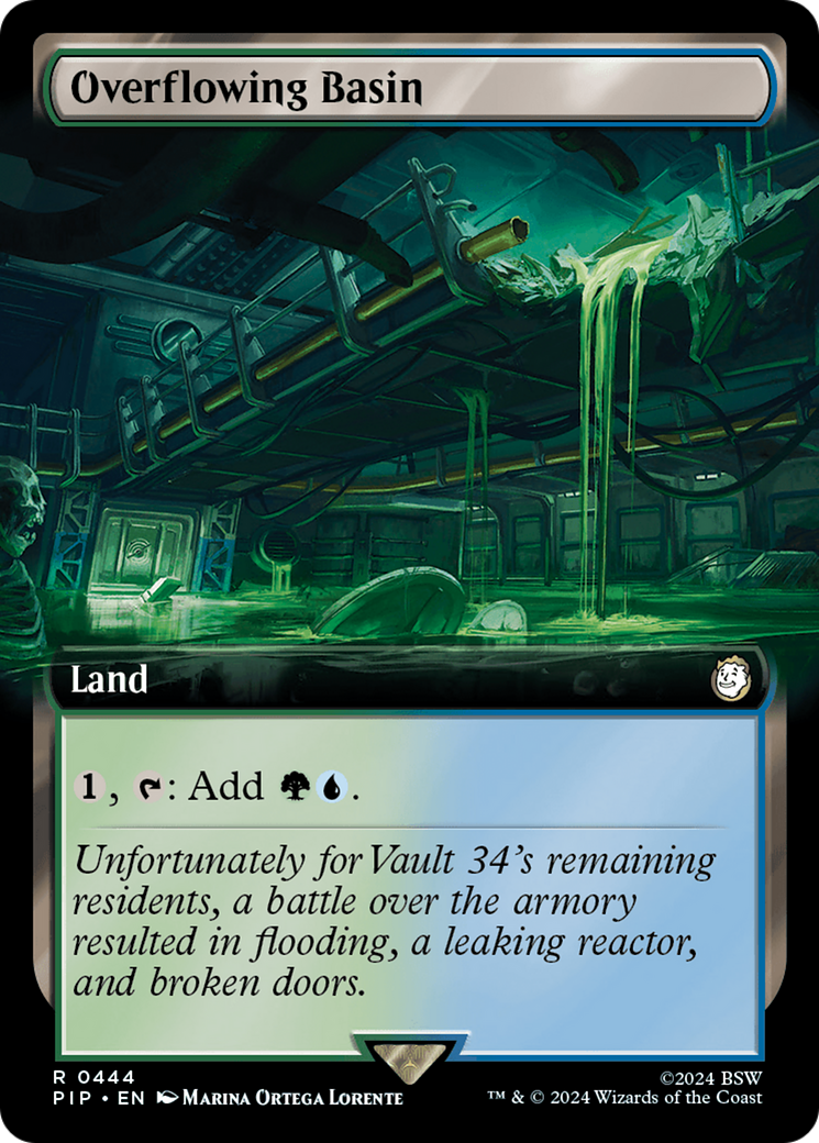 Overflowing Basin (Extended Art) (PIP-444) - Fallout: (Extended Art) Foil