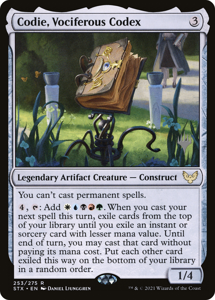Codie, Vociferous Codex (PPSTX-253) - Strixhaven: School of Mages Promos Foil