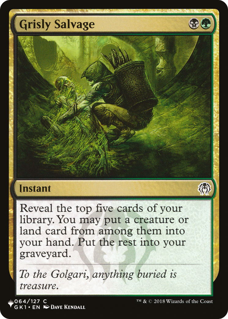 Grisly Salvage (LIST-064/127) - The List