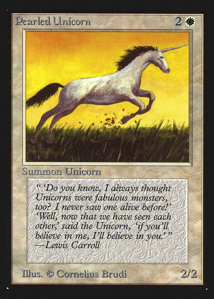 Pearled Unicorn (CE) (CED-) - Collectors' Edition