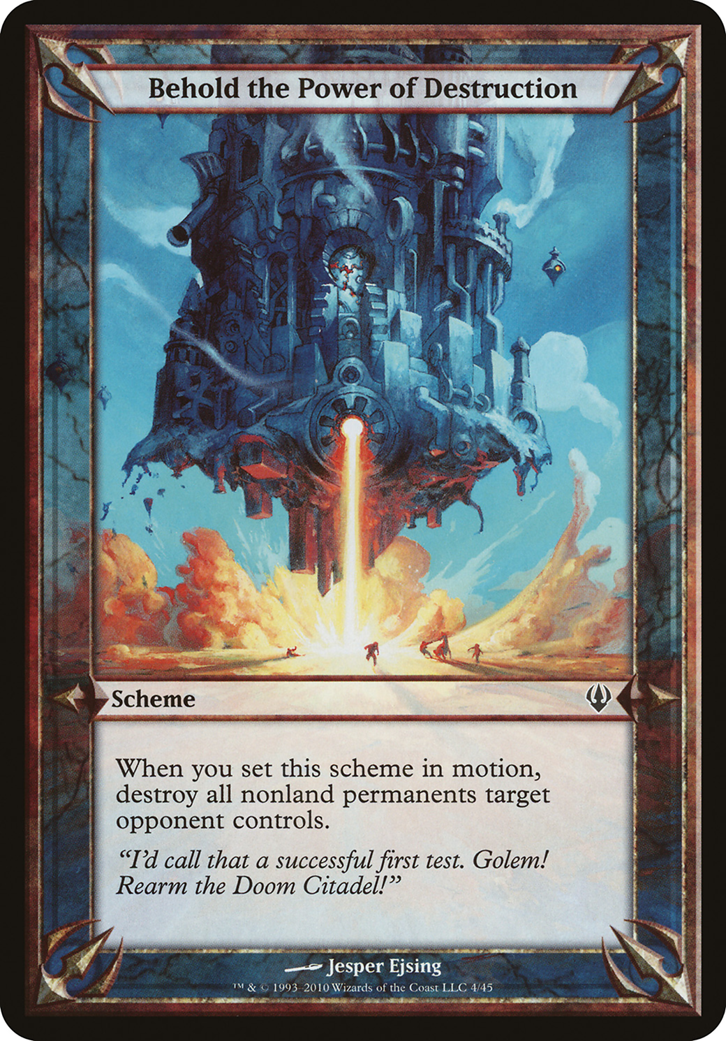 Behold the Power of Destruction (Archenemy) (OVER-) - Archenemy Schemes