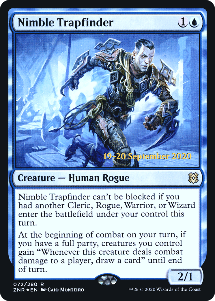 Nimble Trapfinder (PRE-072) - Zendikar Rising Promos Foil