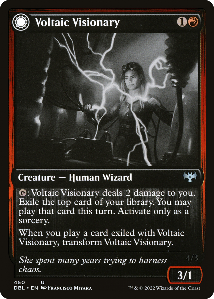 Voltaic Visionary (DBL-450) - Innistrad: Double Feature: (Double Faced Transform)