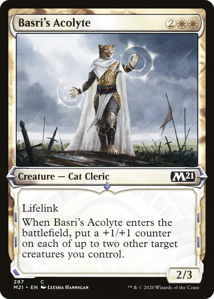 Basri's Acolyte (Showcase) (M21-287) - Core Set 2021: (Showcase) Foil