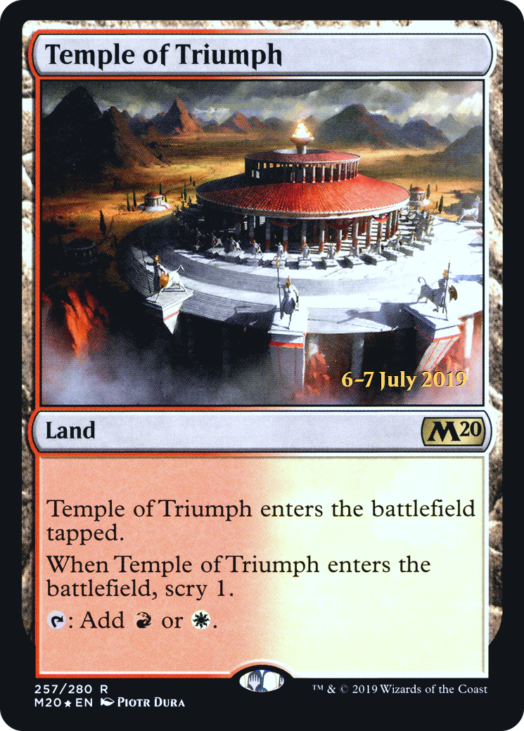 Temple of Triumph (M20) (PRE-257) - Core Set 2020 Promos Foil