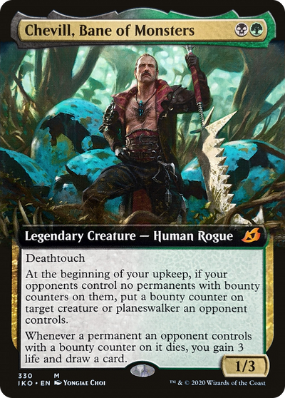 Chevill, Bane of Monsters (Extended Art) (IKO-330) - Ikoria: Lair of Behemoths: (Extended Art) Foil