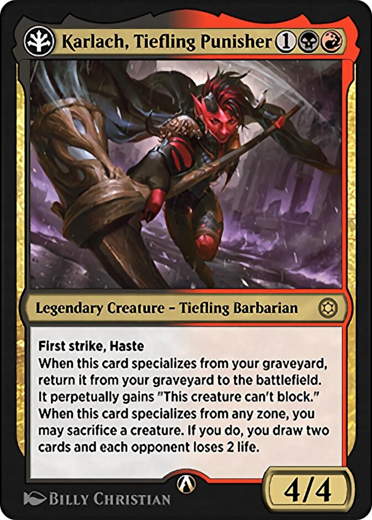 Karlach, Tiefling Punisher (HBG-14B) - Alchemy Horizons: Baldur's Gate