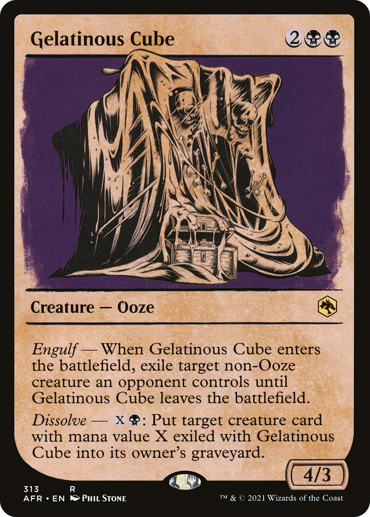 Gelatinous Cube (Showcase) (AFR-313) - Adventures in the Forgotten Realms: (Showcase)