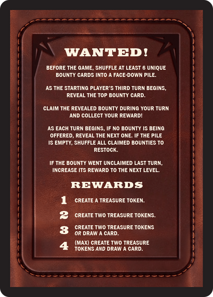 Bounty: Rissa "Blades" Lee // Wanted! (TOTC-038) - Outlaws of Thunder Junction Commander Tokens Foil