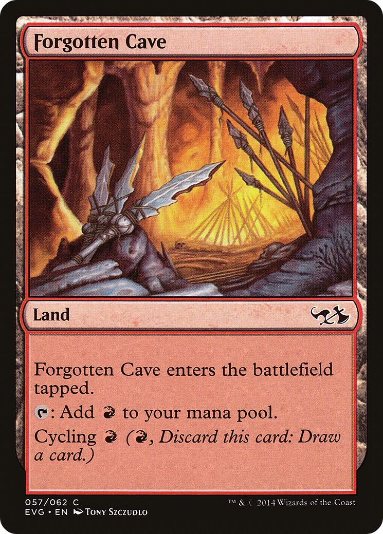 Forgotten Cave (DD3-) - Duel Decks Anthology: Elves vs. Goblins