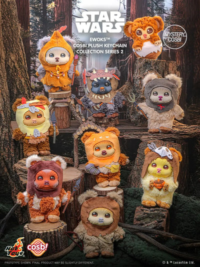 Hot Toys x Star Wars - Ewoks Plush Keychain Collection Series 2 Blind Box