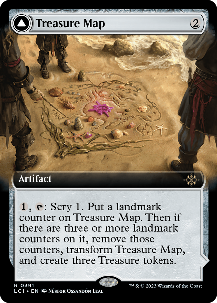 Treasure Map (Extended Art) (LCI-391) - The Lost Caverns of Ixalan: (Extended Art) Foil