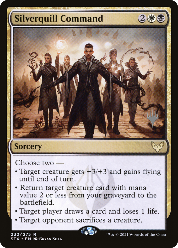 Silverquill Command (PPSTX-232) - Strixhaven: School of Mages Promos Foil