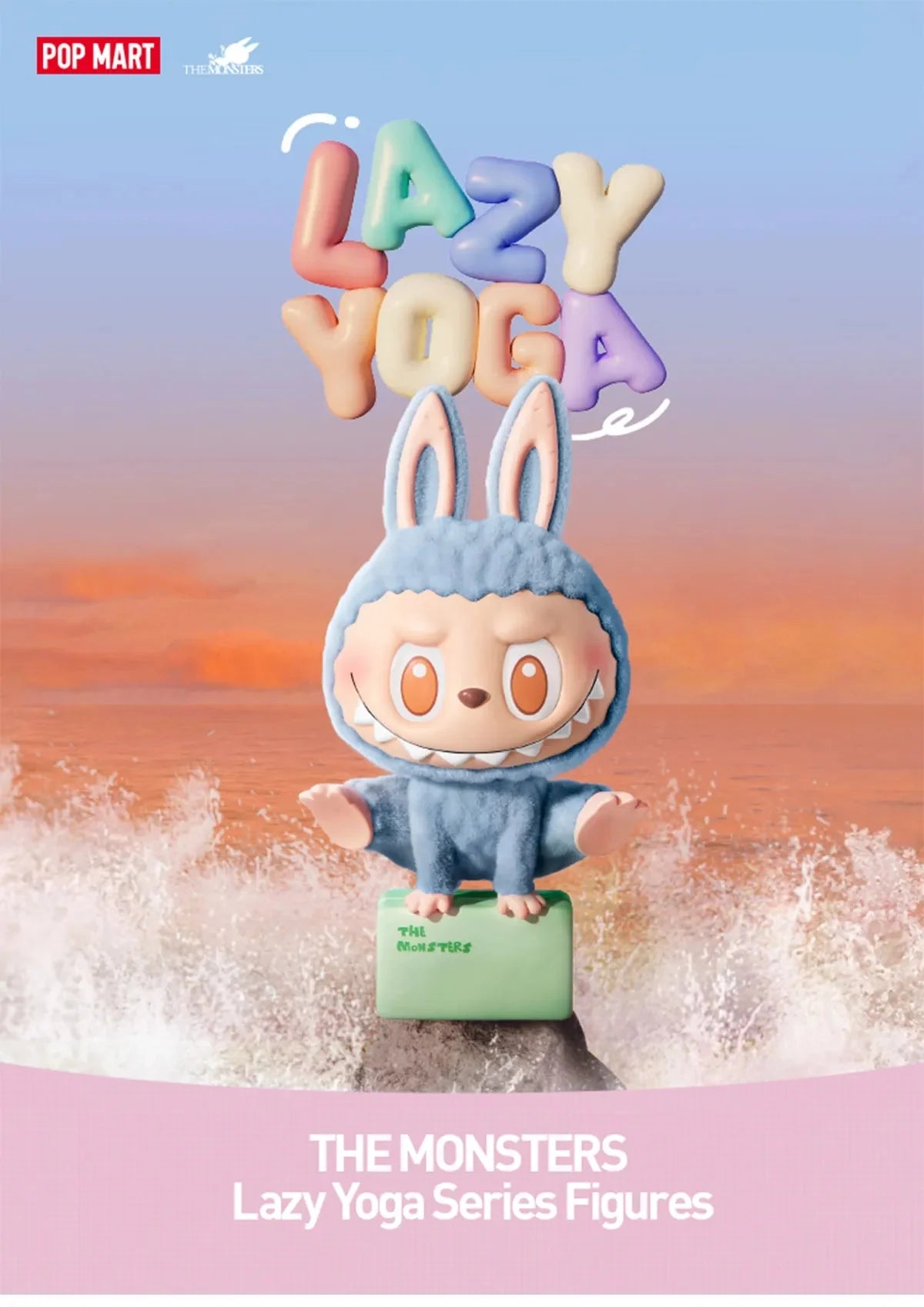 POP MART: Labubu THE MONSTERS - Lazy Yoga Series Figures