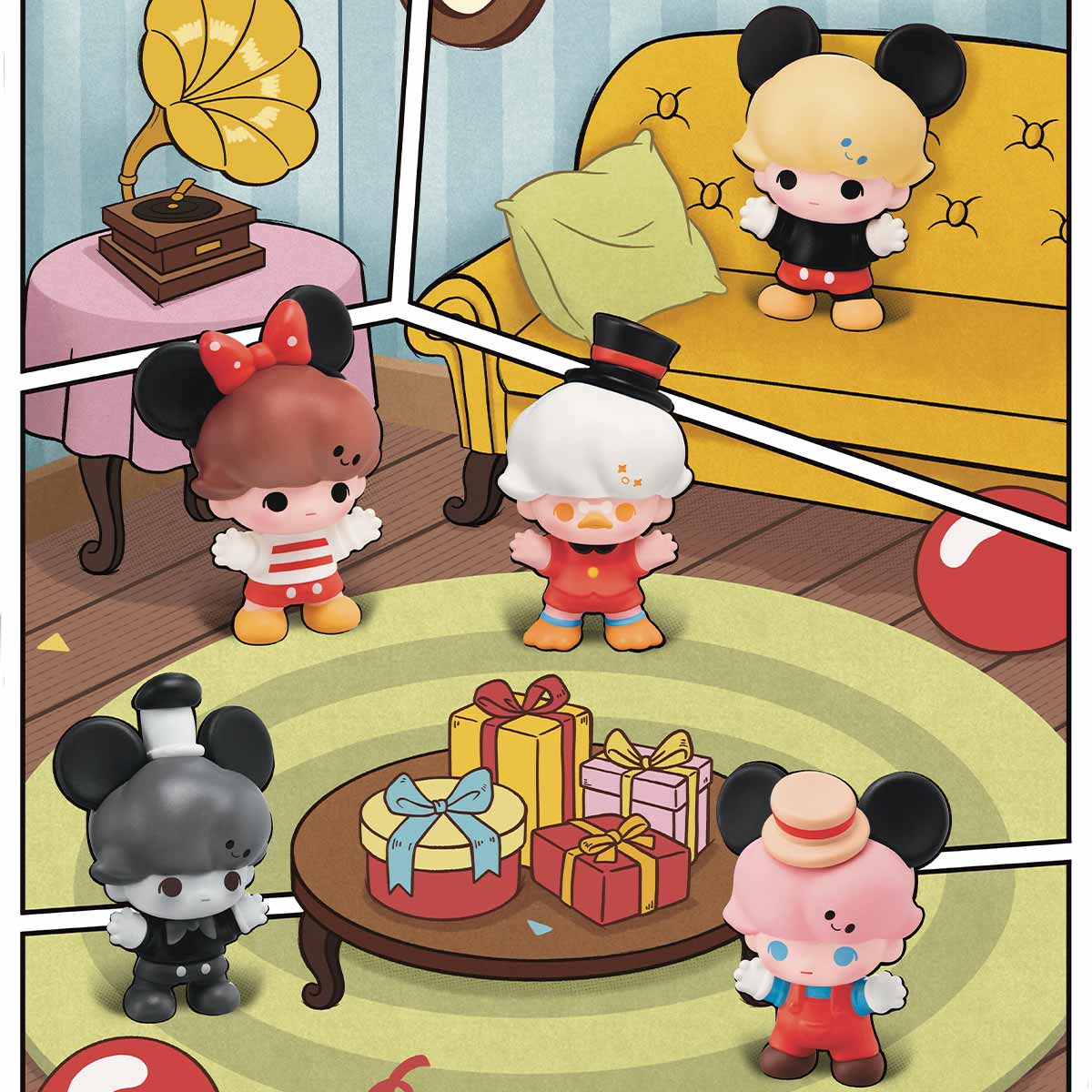 POP MART: POP BEAN DIMOO WORLD × Disney Classic Series (3pcs Per Pack)