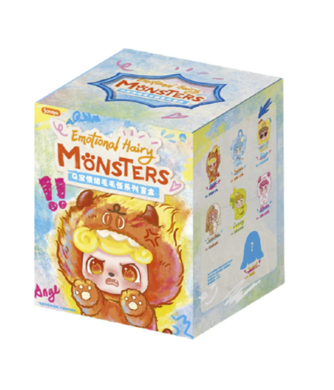 Q.Kid - Emotional Hairy Monsters Series Plush Blind Box