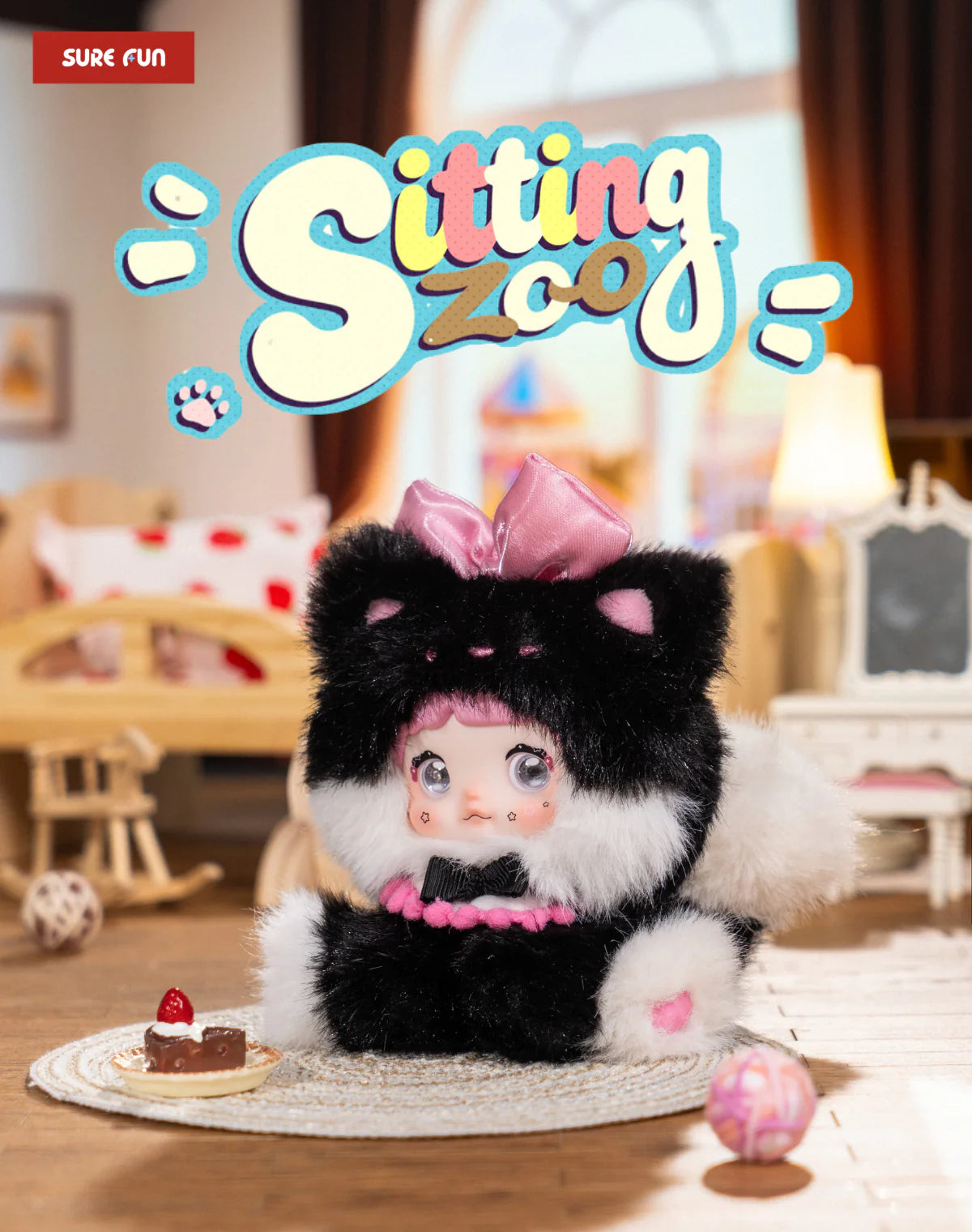 Nommi - Sitting Baby Zoo Plush Series Blind Box Figures