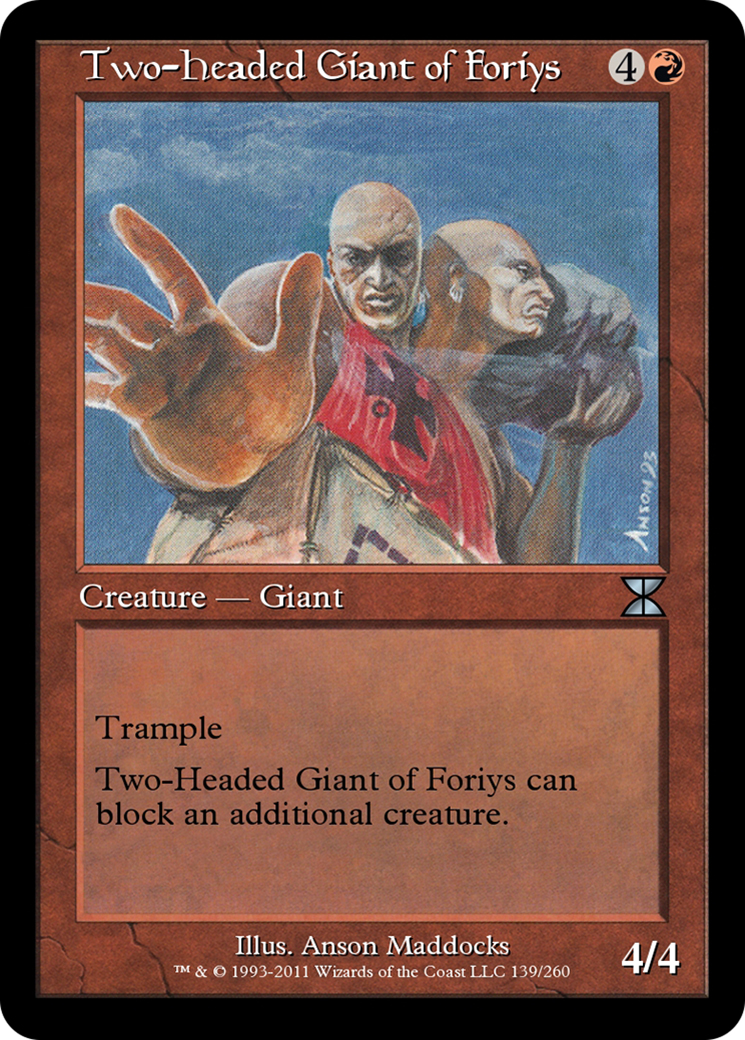 Two-Headed Giant of Foriys (ME4-139) - Masters Edition IV