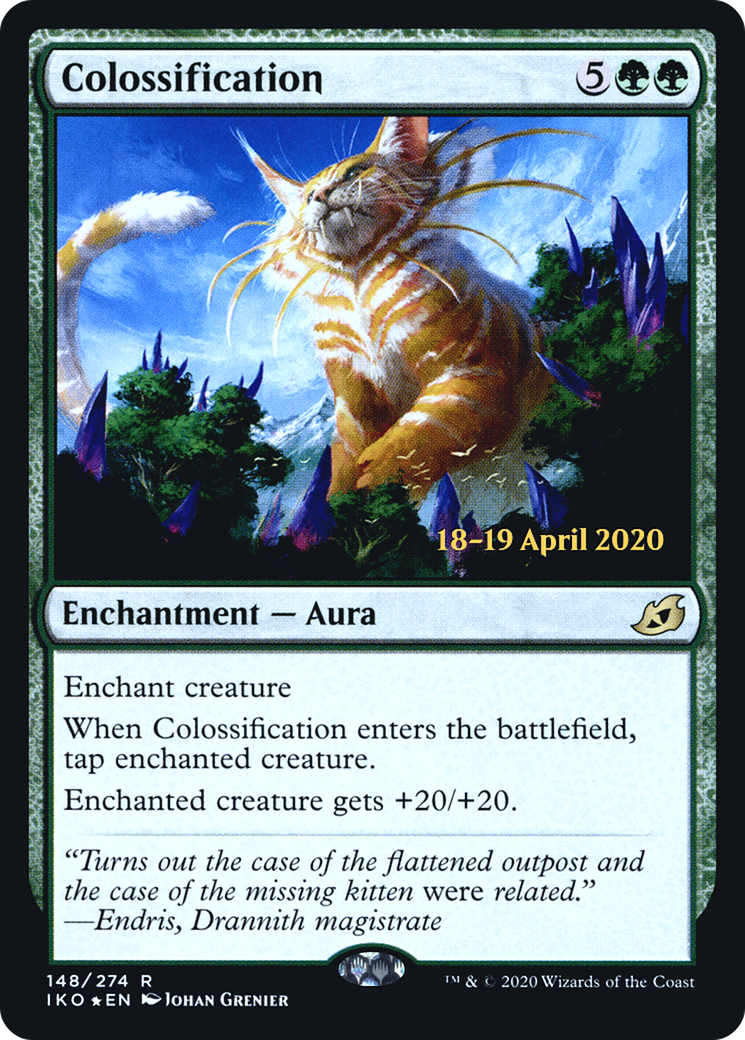 Colossification (PRE-148) - Ikoria: Lair of Behemoths Promos Foil