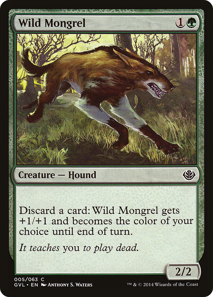Wild Mongrel (DD3-) - Duel Decks Anthology: Garruk vs. Liliana
