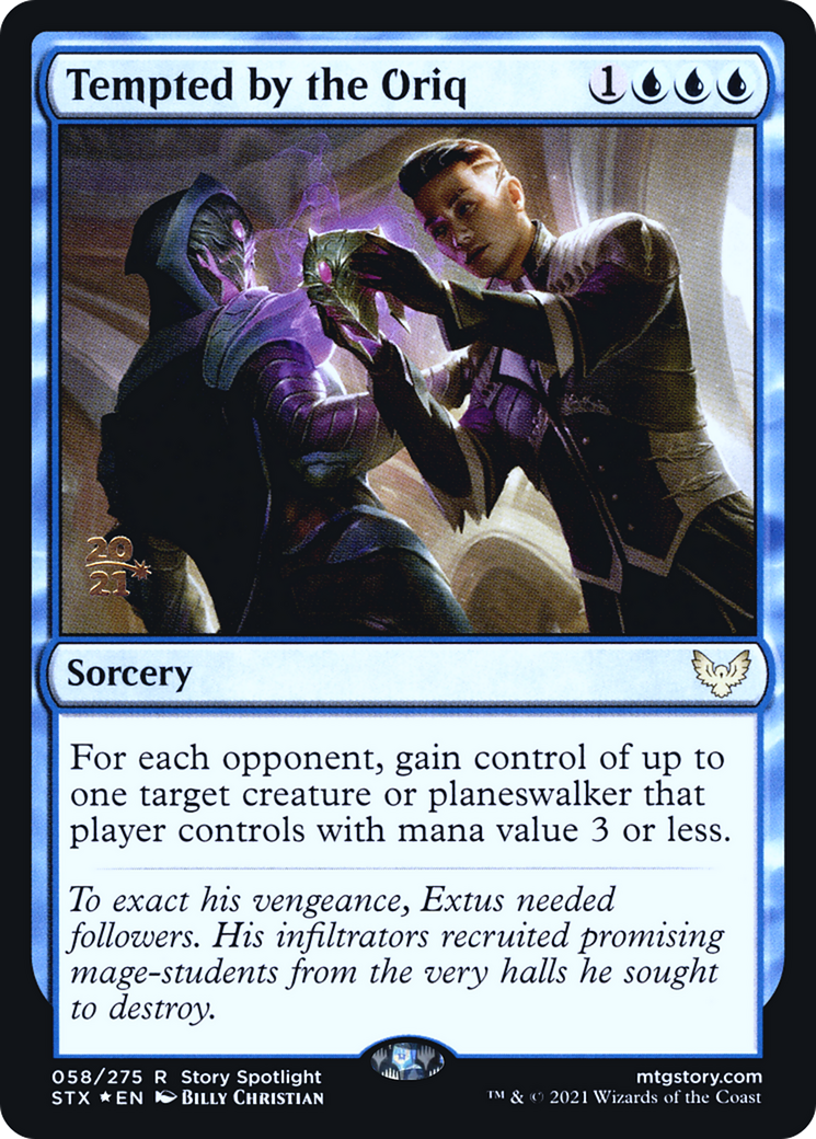 Tempted by the Oriq (PRE-058) - Strixhaven: School of Mages Promos Foil