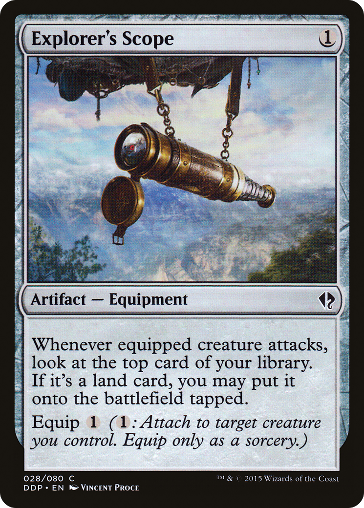 Explorer's Scope (DDP-028) - Duel Decks: Zendikar vs. Eldrazi