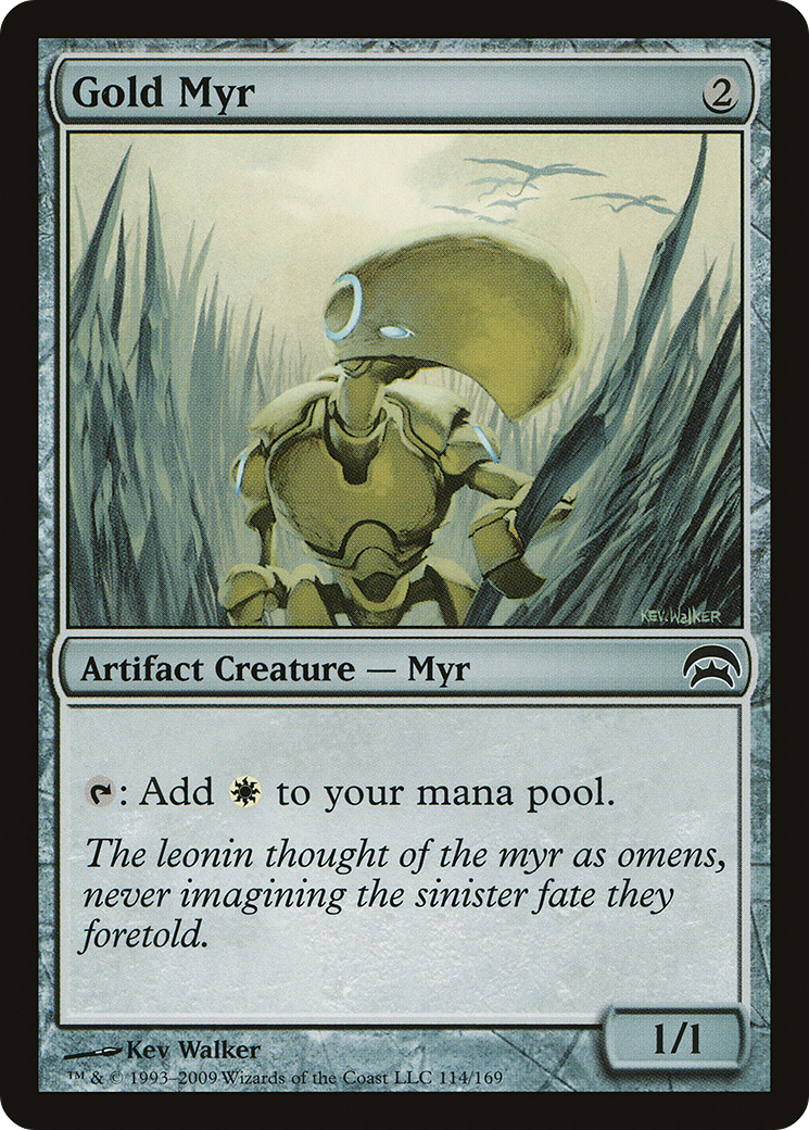 Gold Myr (HOP-114) - Planechase