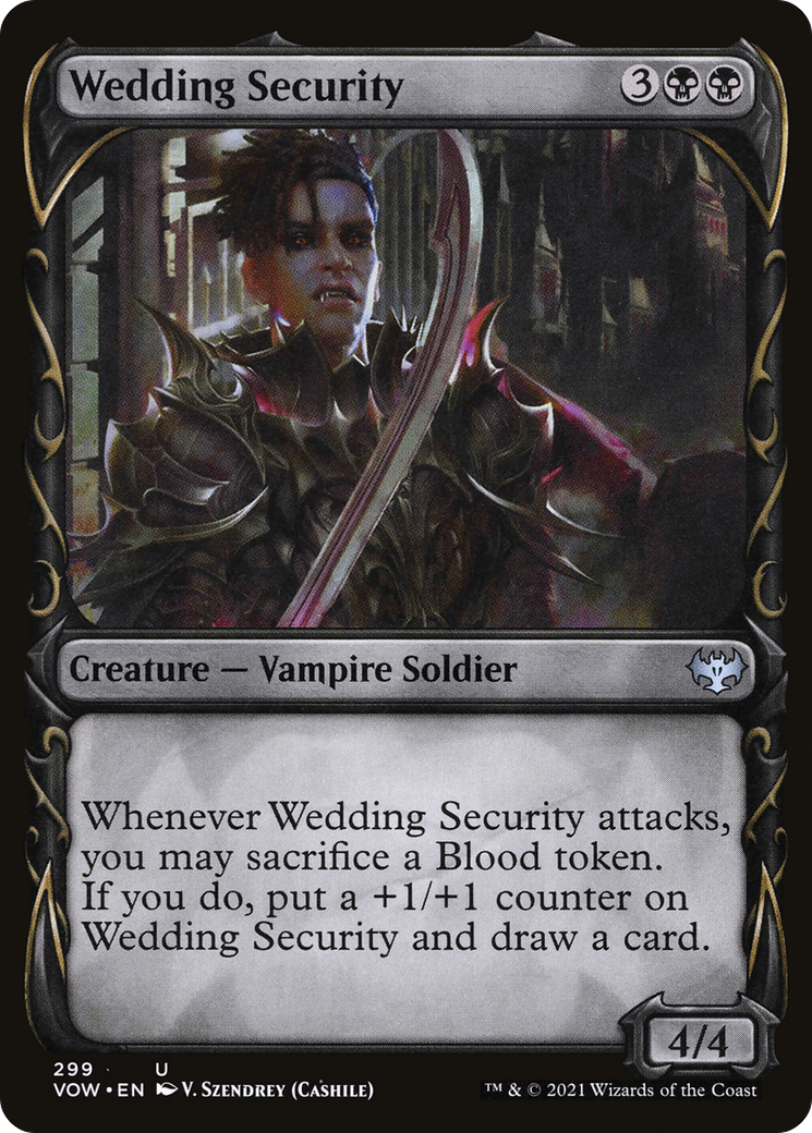 Wedding Security (Showcase) (VOW-299) - Innistrad: Crimson Vow: (Showcase) Foil