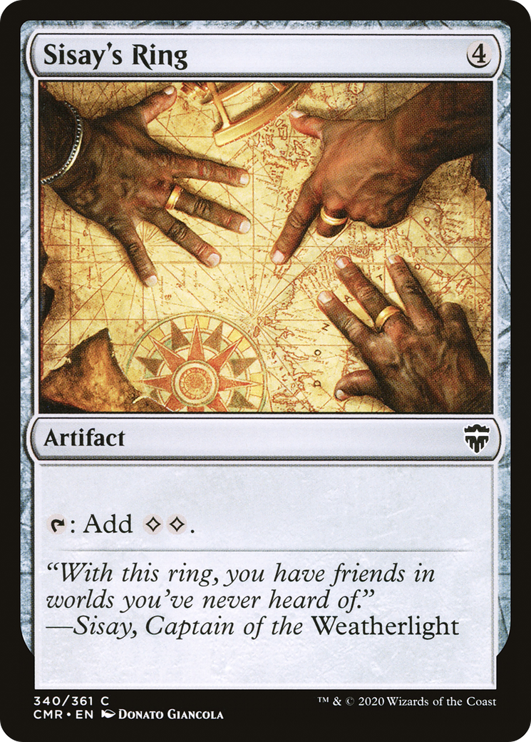 Sisay's Ring (CMR-340) - Commander Legends