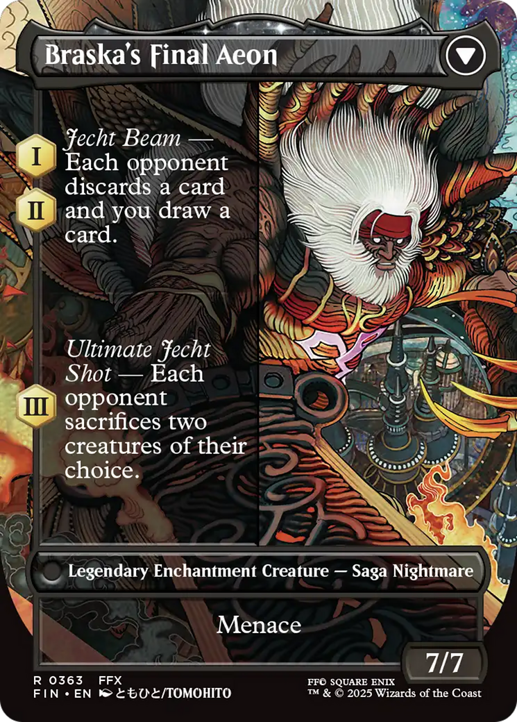 Jecht, Reluctant Guardian (Borderless) (FIN-363) - FINAL FANTASY: (enchantment) (Borderless) Foil