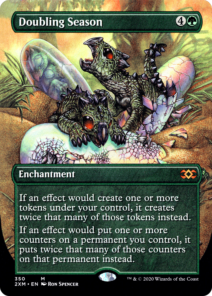 Doubling Season (Borderless) (2XM-350) - Double Masters (Borderless)