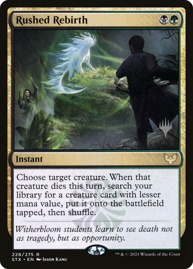Rushed Rebirth (PPSTX-228) - Strixhaven: School of Mages Promos Foil