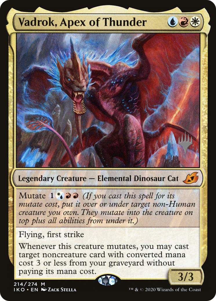 Vadrok, Apex of Thunder (PPIKO-214) - Ikoria: Lair of Behemoths Promos