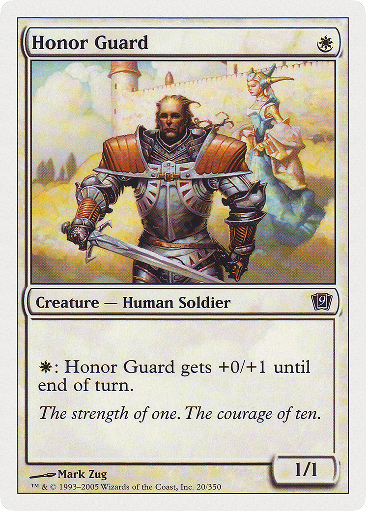 Honor Guard (9ED-020) - 9th Edition Foil