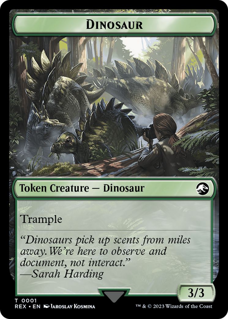 Dinosaur (TREX-001) - Jurassic World Collection Tokens Foil
