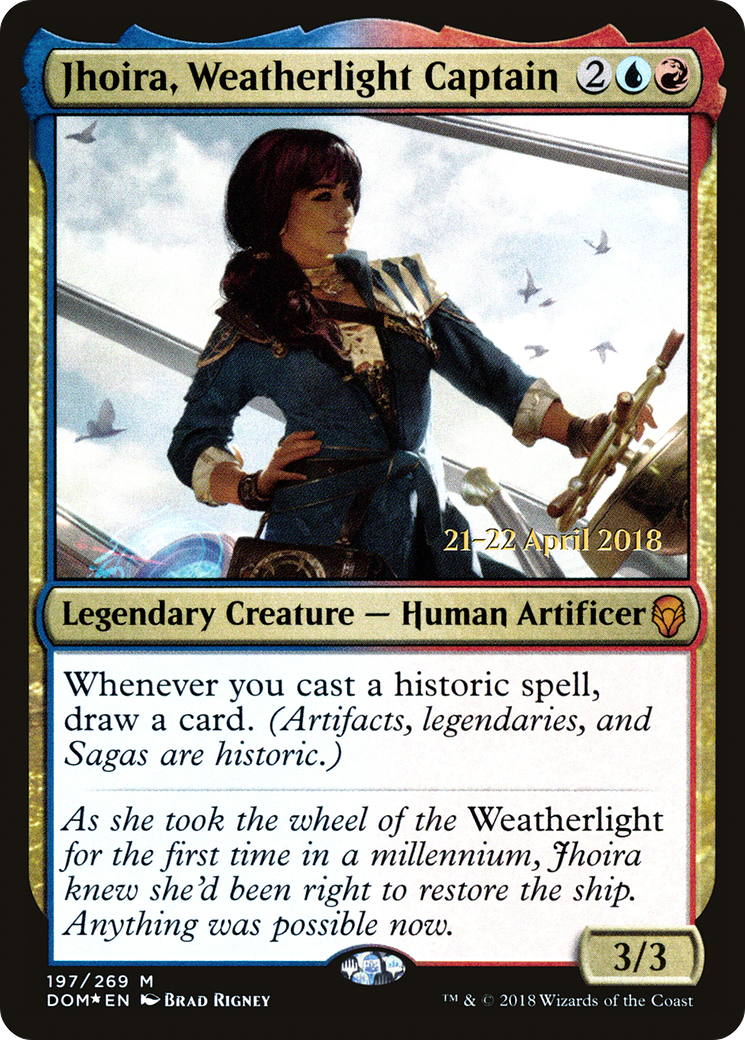 Jhoira, Weatherlight Captain (PRE-197) - Dominaria Promos Foil