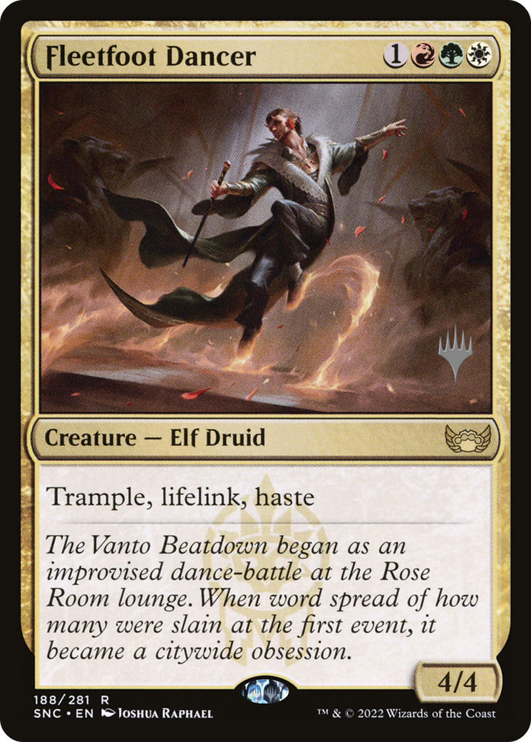 Fleetfoot Dancer (PPSNC-188) - Streets of New Capenna Promos