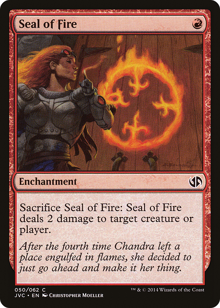 Seal of Fire (DD3-) - Duel Decks Anthology: Jace vs. Chandra