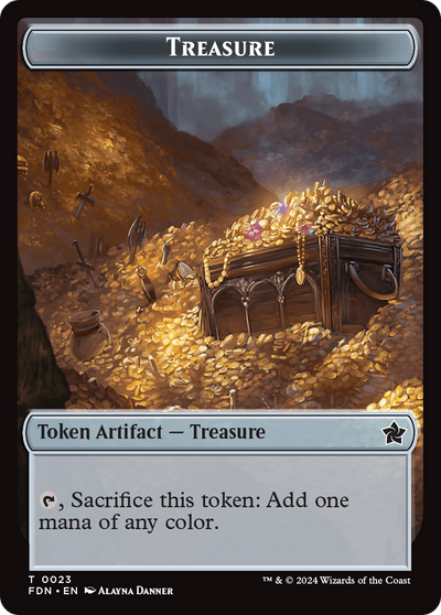 Treasure (TFDN-023) - Foundations Tokens Foil
