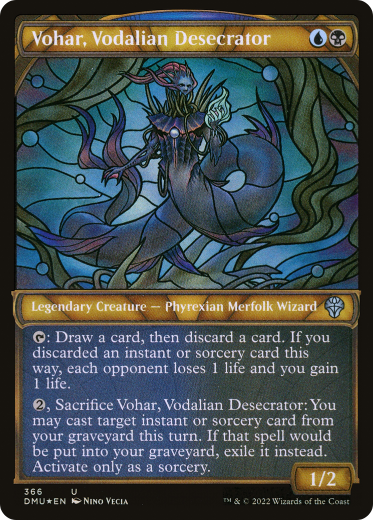 Vohar, Vodalian Desecrator (Textured Foil) (DMU-366) - Dominaria United: (Showcase) Foil