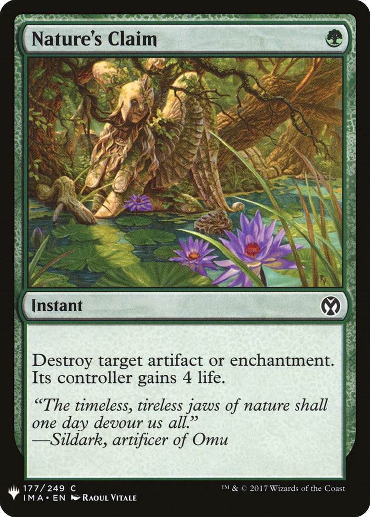 Nature's Claim (LIST-177) - The List