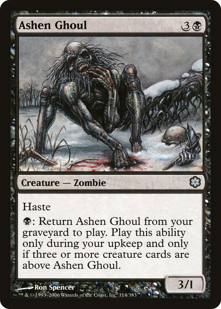 Ashen Ghoul (CTD-114) - Coldsnap Theme Decks