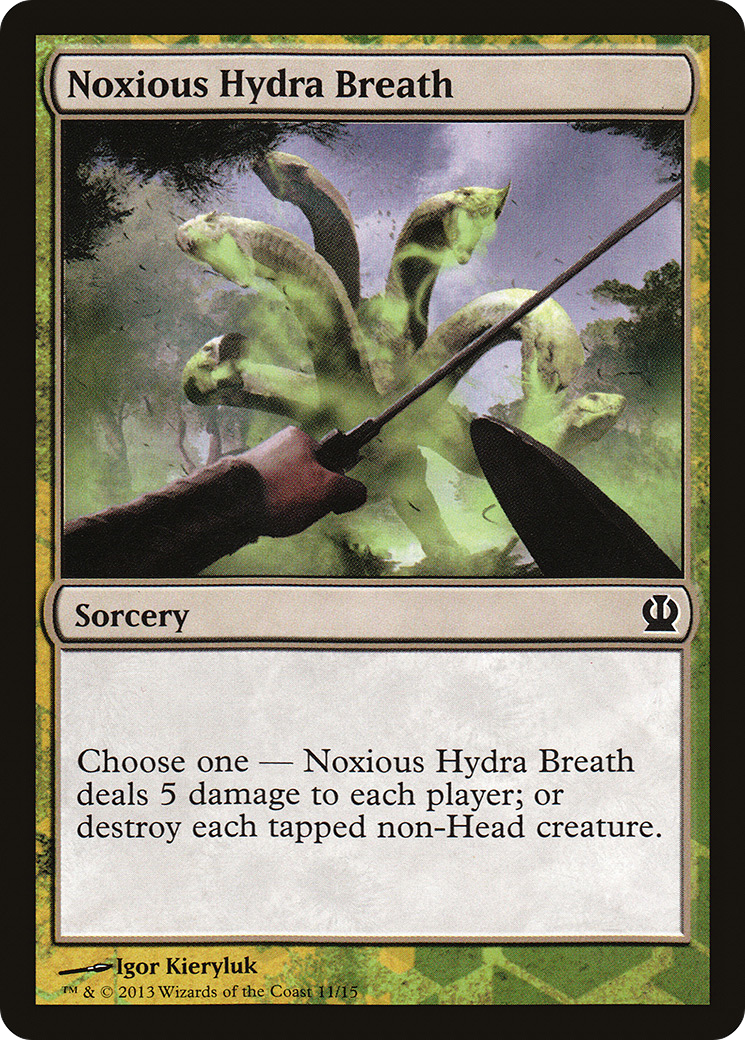 Noxious Hydra Breath (HERO-) - Face the Hydra