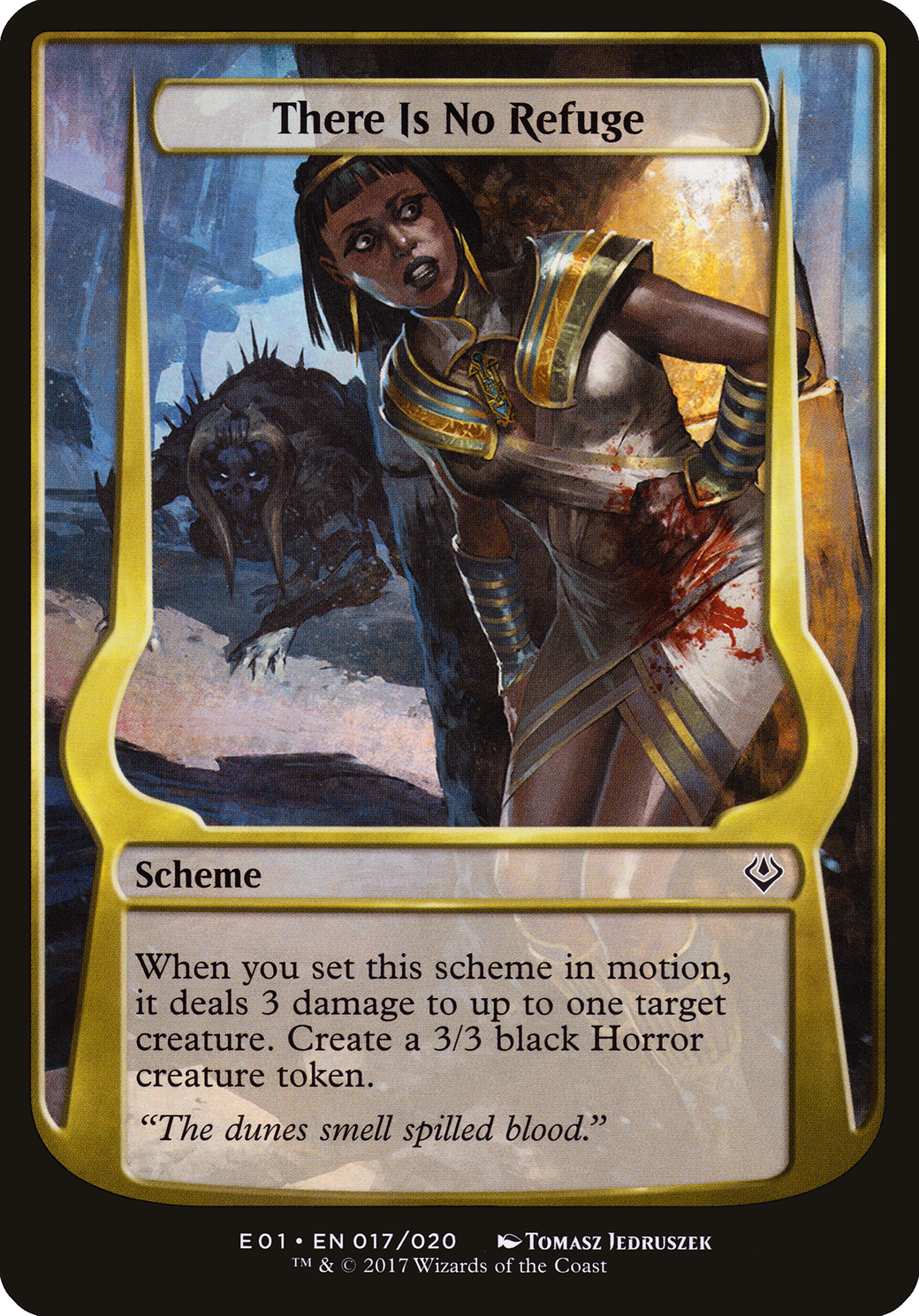 There Is No Refuge (Archenemy: Nicol Bolas) (OVER-017) - Archenemy: Nicol Bolas Schemes