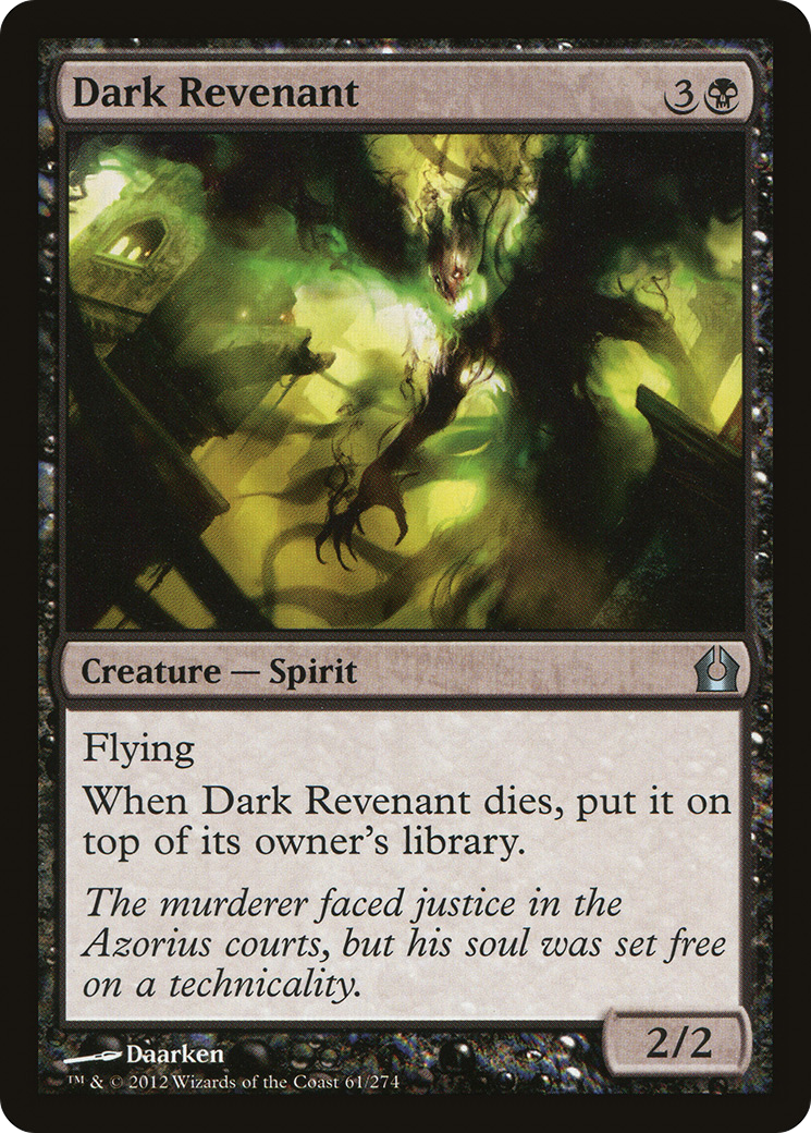Dark Revenant (RTR-061) - Return to Ravnica Foil