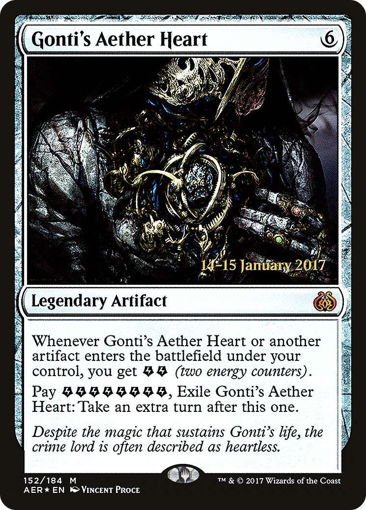 Gonti's Aether Heart (PRE-152) - Aether Revolt Promos Foil