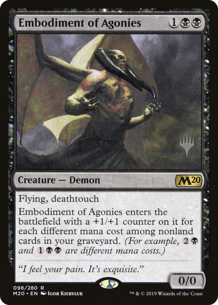 Embodiment of Agonies (PPM20-098) - Core Set 2020 Promos Foil